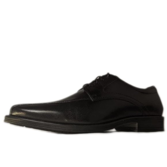 Spark Royal laces Black Leather Man Dress Shoes. - Picture 5 of 11